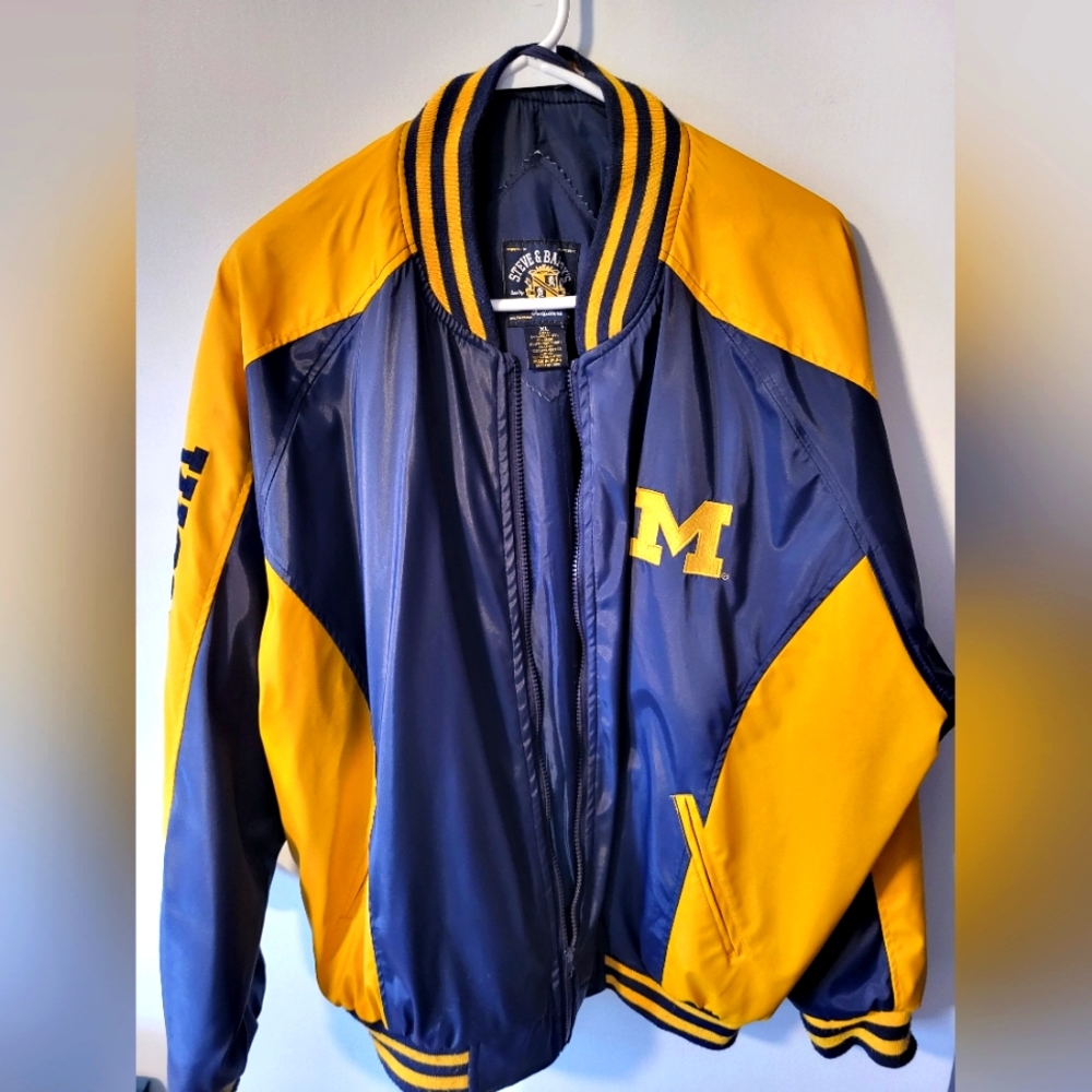 Steve and Barry's Michigan Wolverines Bomber Jacket